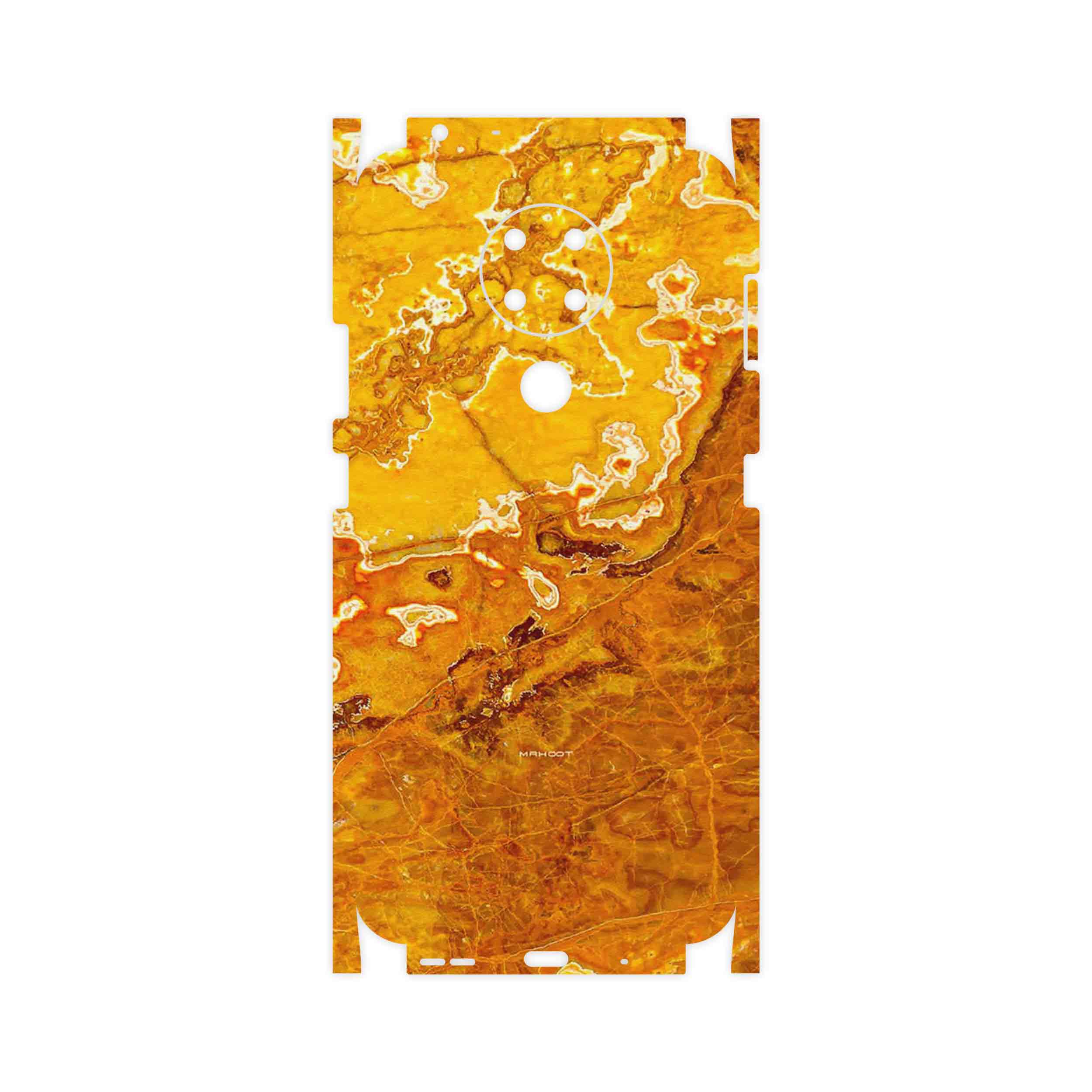 برچسب پوششی ماهوت مدل Gold Marble-FullSkin مناسب برای گوشی موبایل نوکیا 34