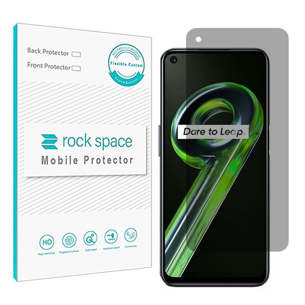 گلس ریلمی 9 5G مدل نانو هیدروژل پرایوسی برند راک اسپیس کد S