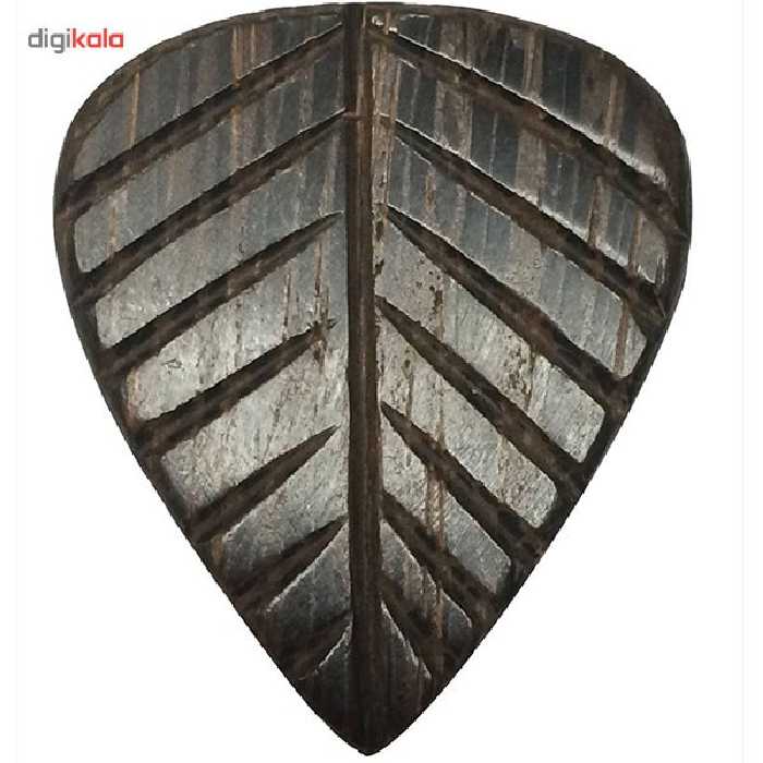 پیک چوبی گیتار کلایتون مدل Exotic Leaf Wedge ELW3 بسته‌ 3 عددی