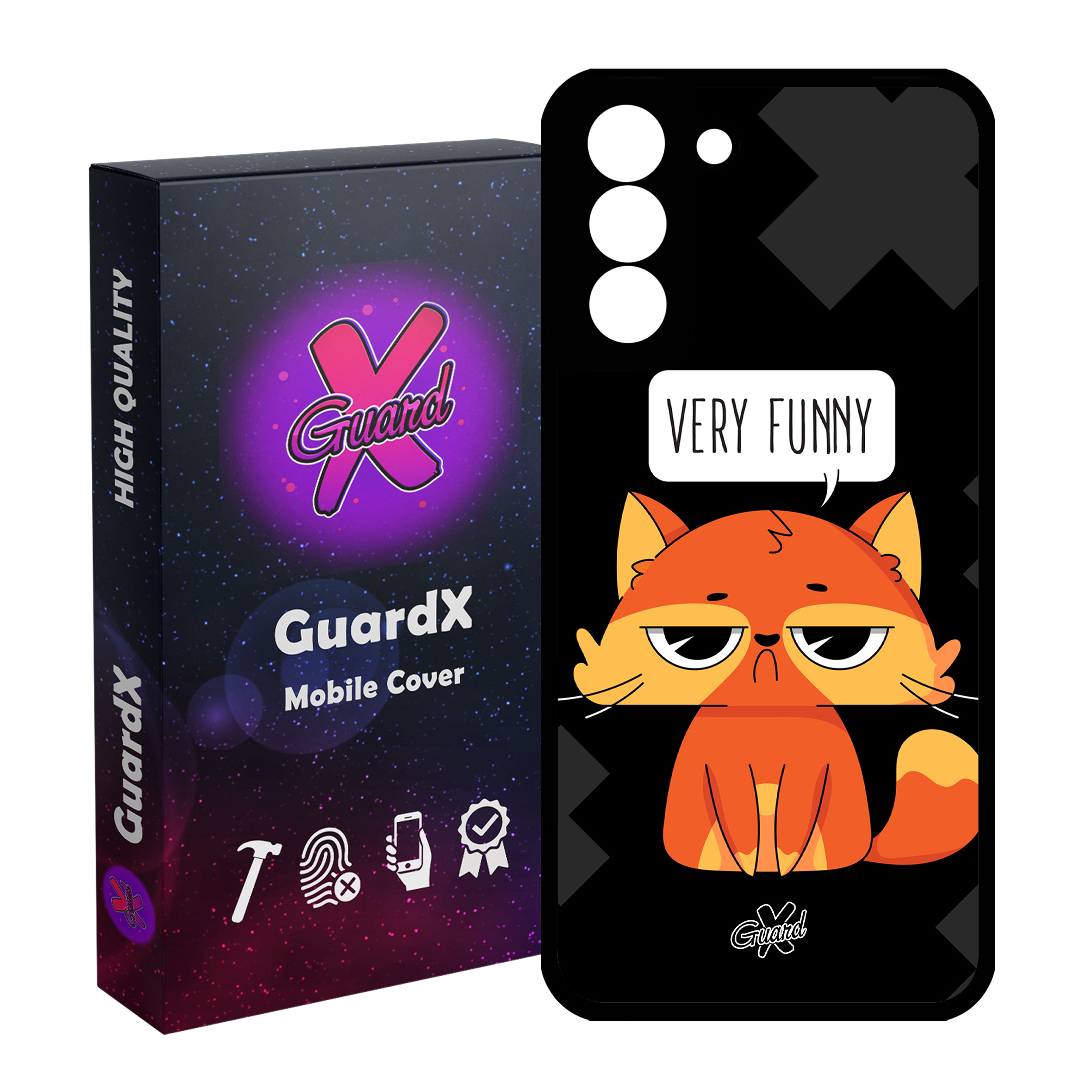 کاور گارد ایکس طرح Funny مدل Glass10161 مناسب برای گوشی موبایل سامسونگ Galaxy S21