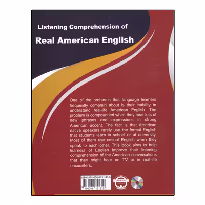 کتاب Listening Comprehension Of Real American English اثر Mohammad Golshan And Alireza Karbalaei انتشارات نخبگان فردا