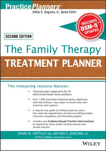 خرید و دانلود نسخه کامل کتاب The Family Therapy Treatment Planner, with DSM-5 Updates - PDF