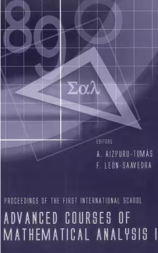 خرید و دانلود نسخه کامل کتاب Advanced Courses of Mathematical Analysis I: Proceedings of the First International School