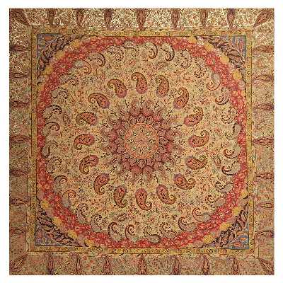 رومیزی ترمه مدل باغ بهشت کد TRM77