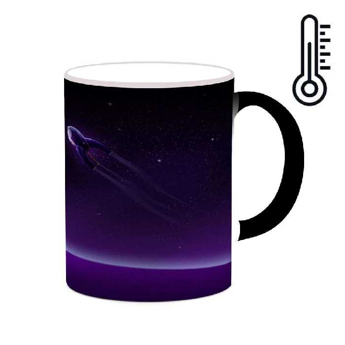 ماگ حرارتی کاکتی طرح فضا و کهکشان مدل mgh19926