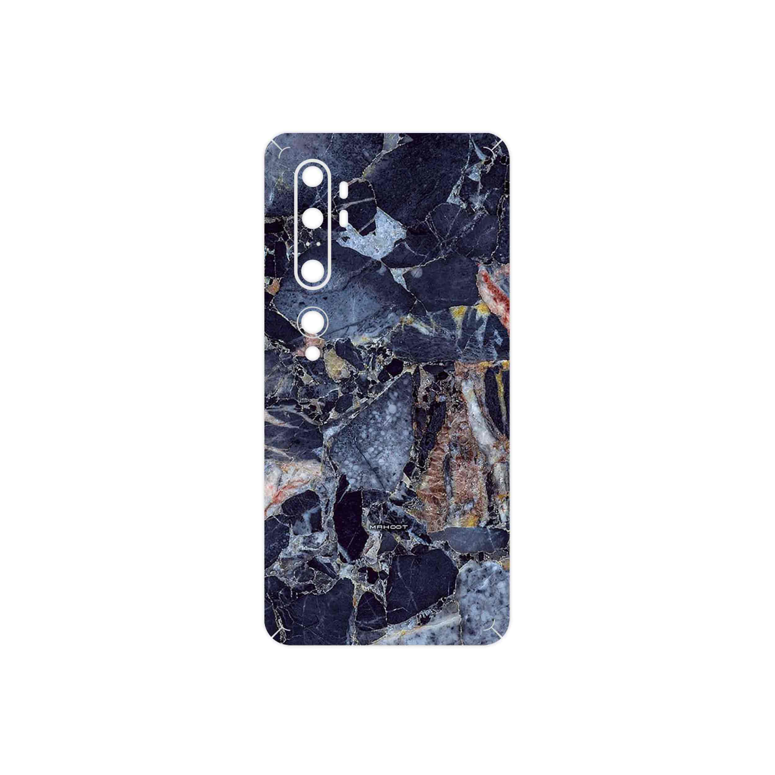 برچسب پوششی ماهوت مدل Broken black marble مناسب برای گوشی موبایل شیائومی Mi Note 10