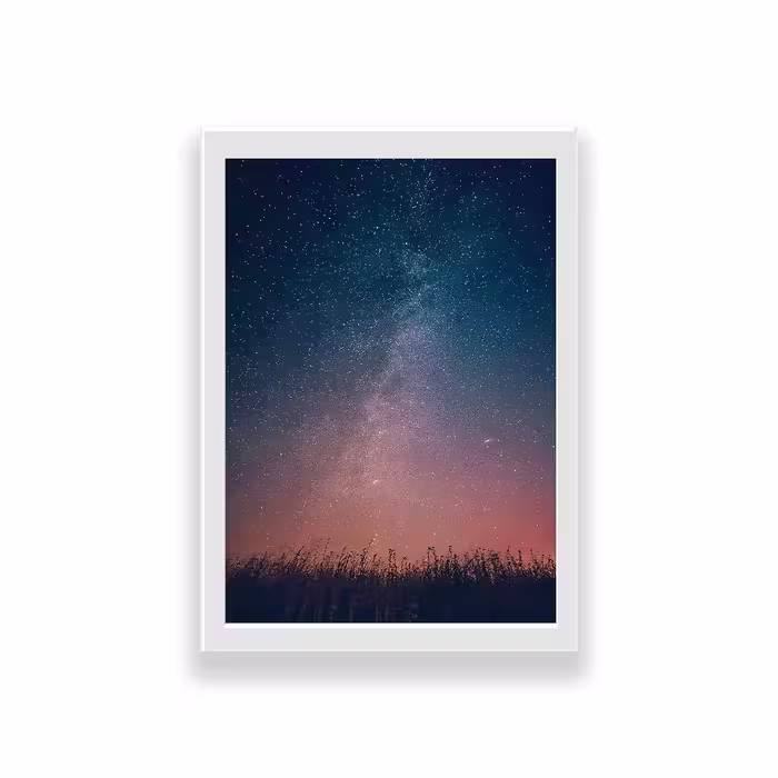 تابلو طرح آسمان شب
