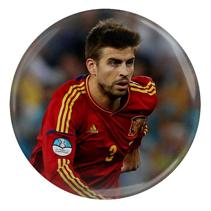 پیکسل طرح بازیکن فوتبال بارسلونا اسپانیا جرارد پیکه مدل S5289