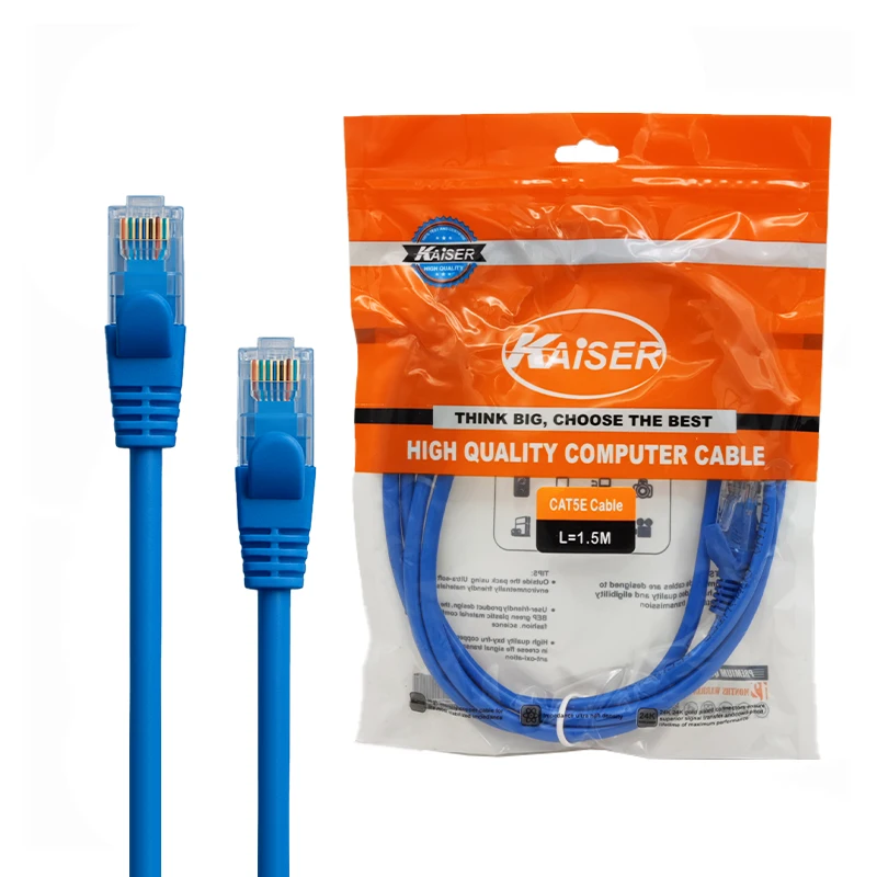 کابل شبکه CAT5E کایزر طول 15 متر