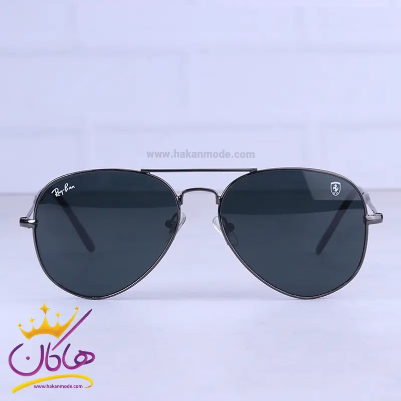 عینک آفتابی ری بن فراری مردانه فریم خلبانی مشکی 23001/1