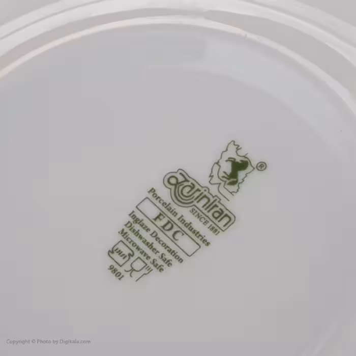 سرویس غذاخوری 29 پارچه چینی زرین ایران سری نئوکلاسیک مدل Simple درجه عالی