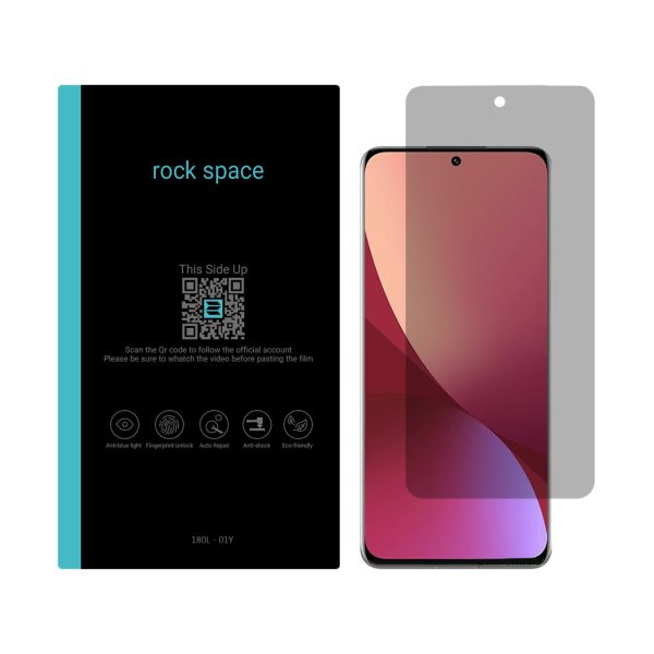 گلس شیائومی 12 Mi مدل نانو هیدروژل پرایوسی برند راک اسپیس کد S