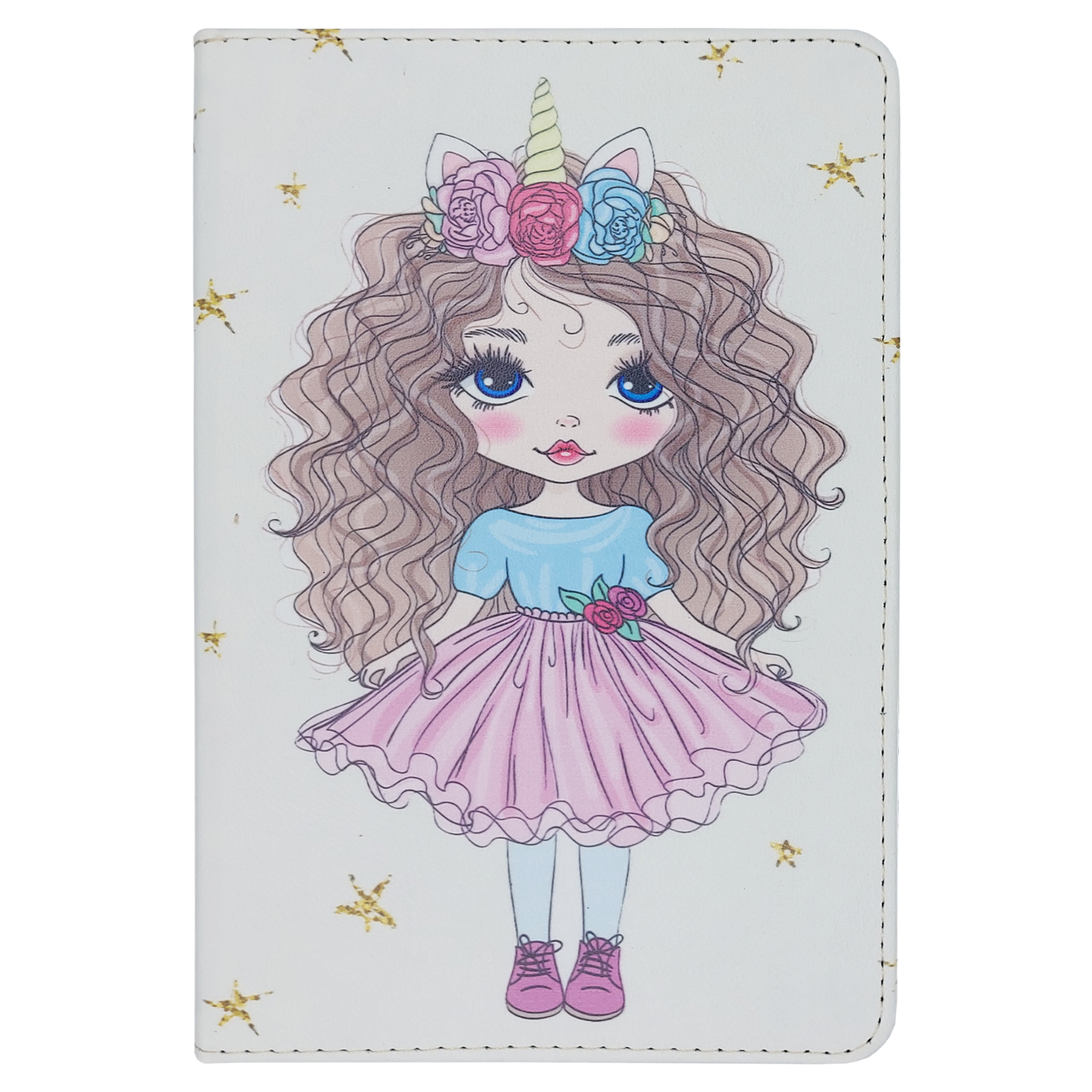 کیف کلاسوری مدل دختر زیبا - 01 مناسب برای تبلت سامسونگ Galaxy Tab A 10.1 2019 T510 / T515