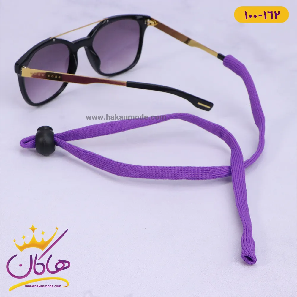 بند عینک پارچه ای بنفش | کد 162-100
