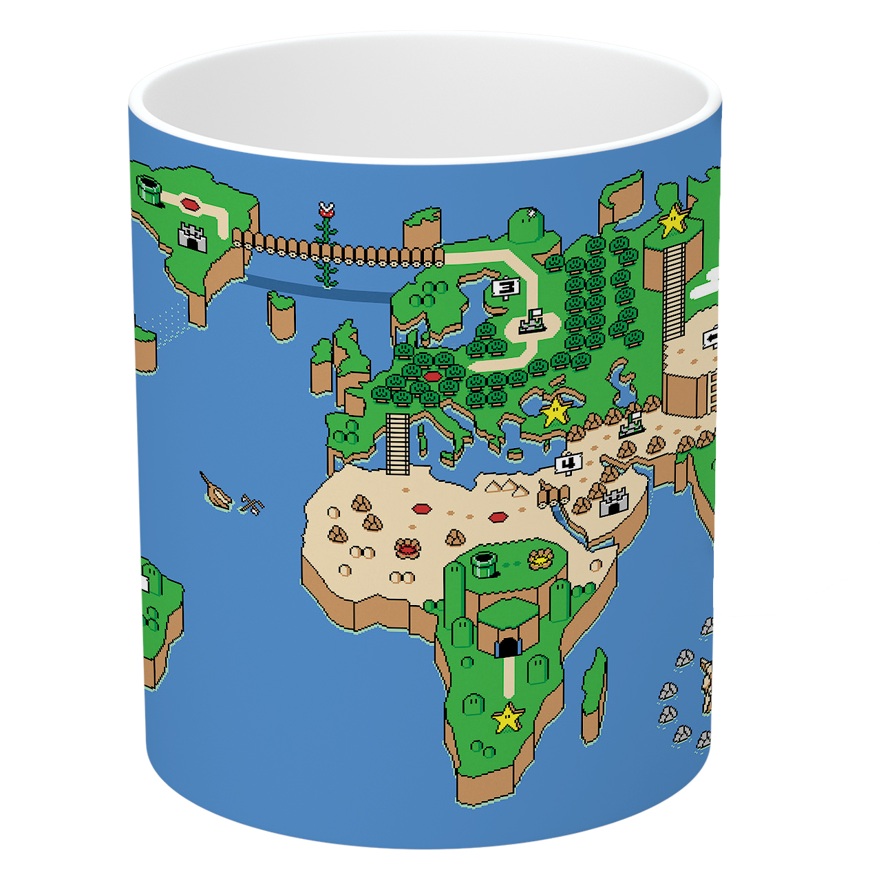 ماگ طرح mario's world map مدل NI744