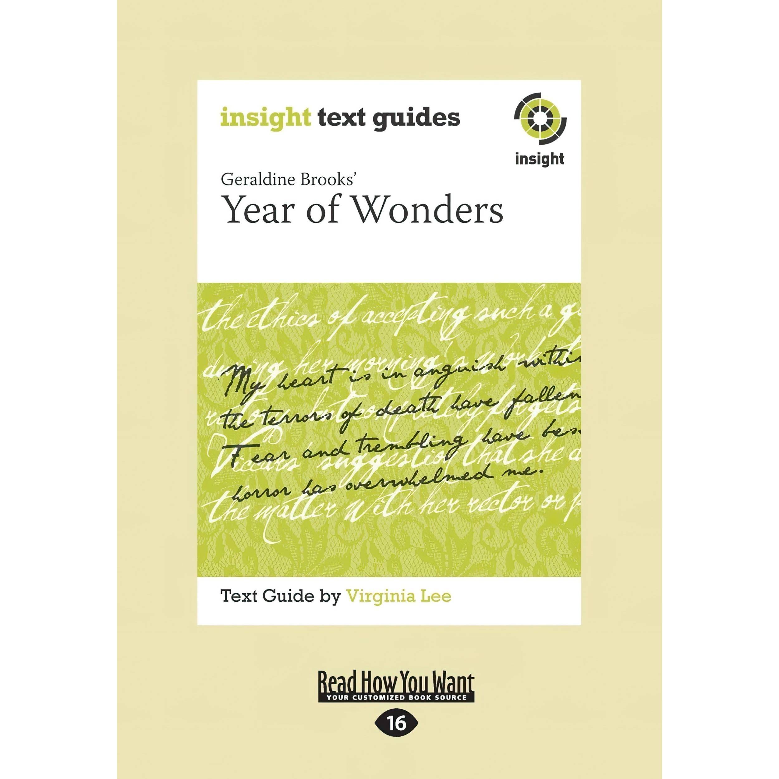 کتاب Year of Wonder اثر Geraldine Brooks انتشارات ReadHowYouWant
