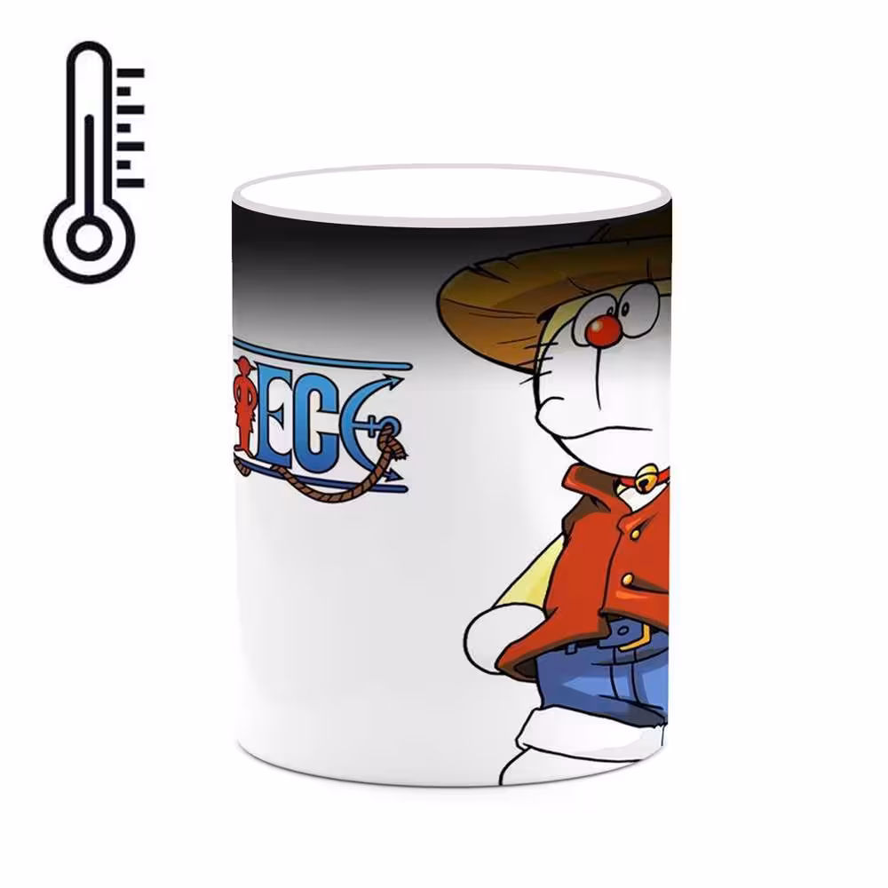 ماگ حرارتی کاکتی طرح کارتون Doraemon مدل mgh22503