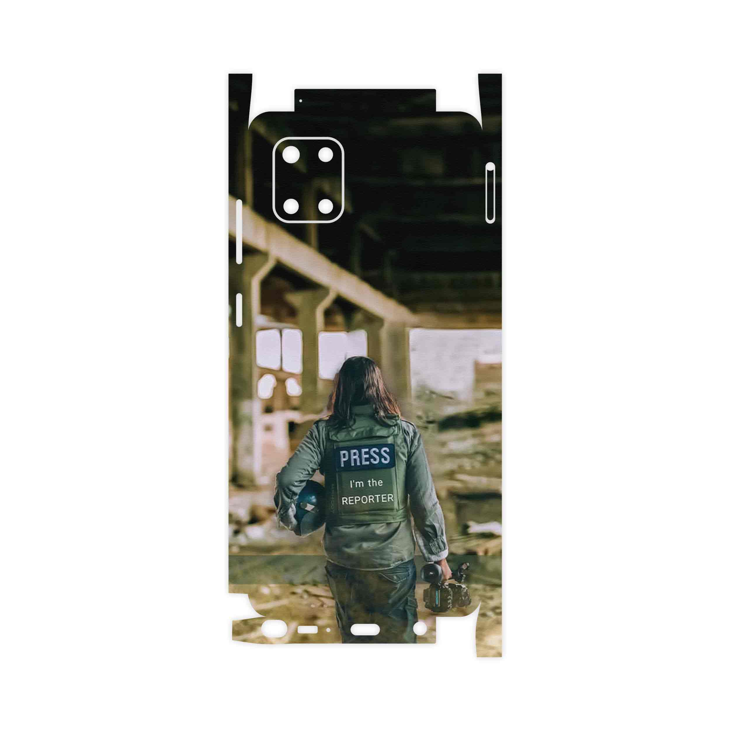 برچسب پوششی ماهوت مدل Reporter-FullSkin مناسب برای گوشی موبایل سامسونگ Galaxy Note 10 Lite