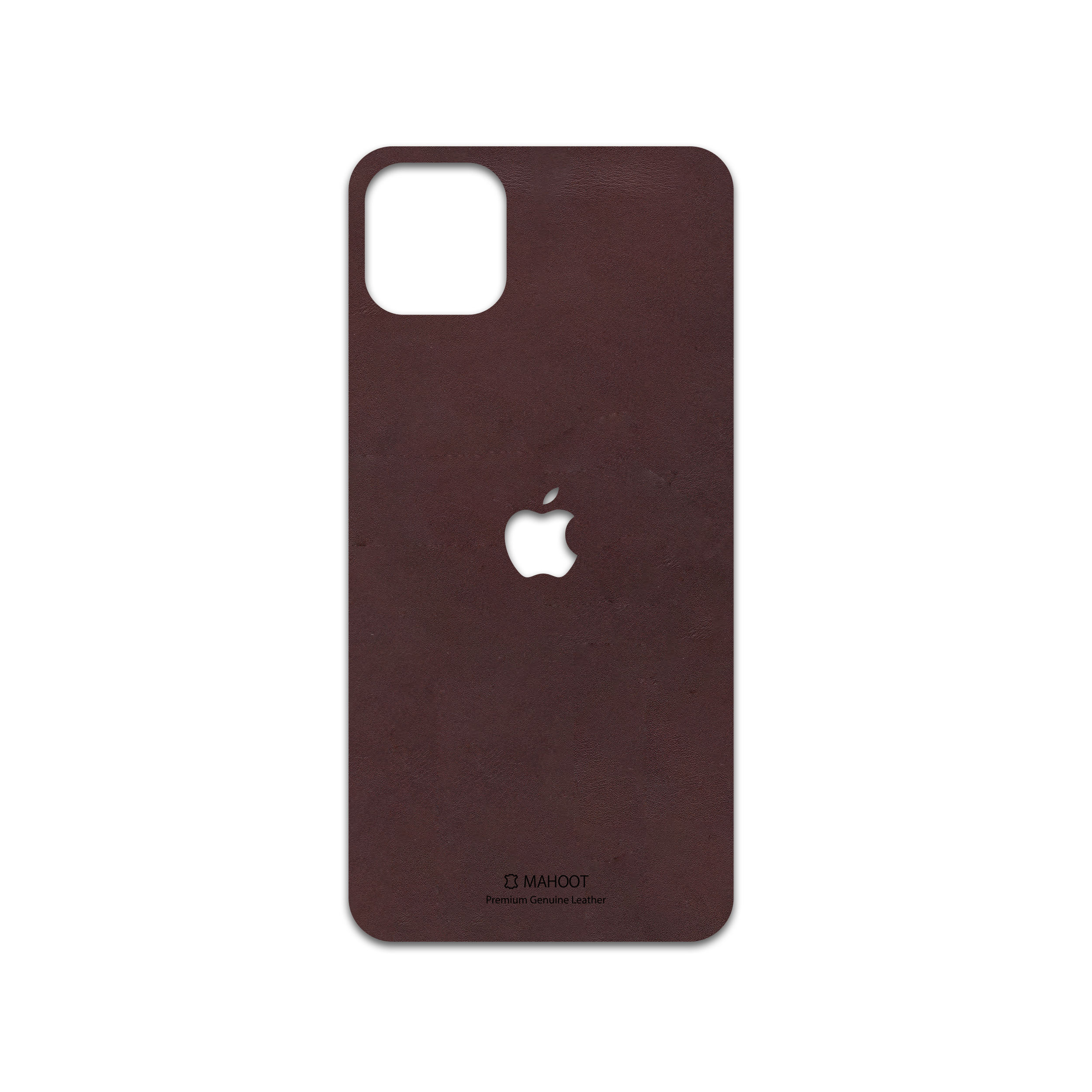 برچسب پوششی ماهوت مدل Matte-Dark-Brown-Leather مناسب برای گوشی موبایل اپل iPhone 11 Pro Max