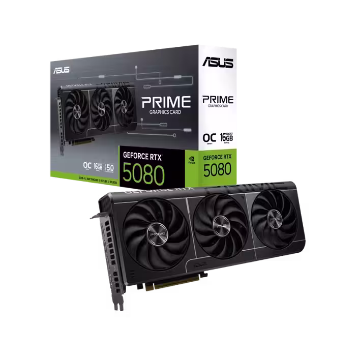 ASUS PRIME RTX5080 OC 16G | قدرت خالص برای گیم و هوش مصنوعی