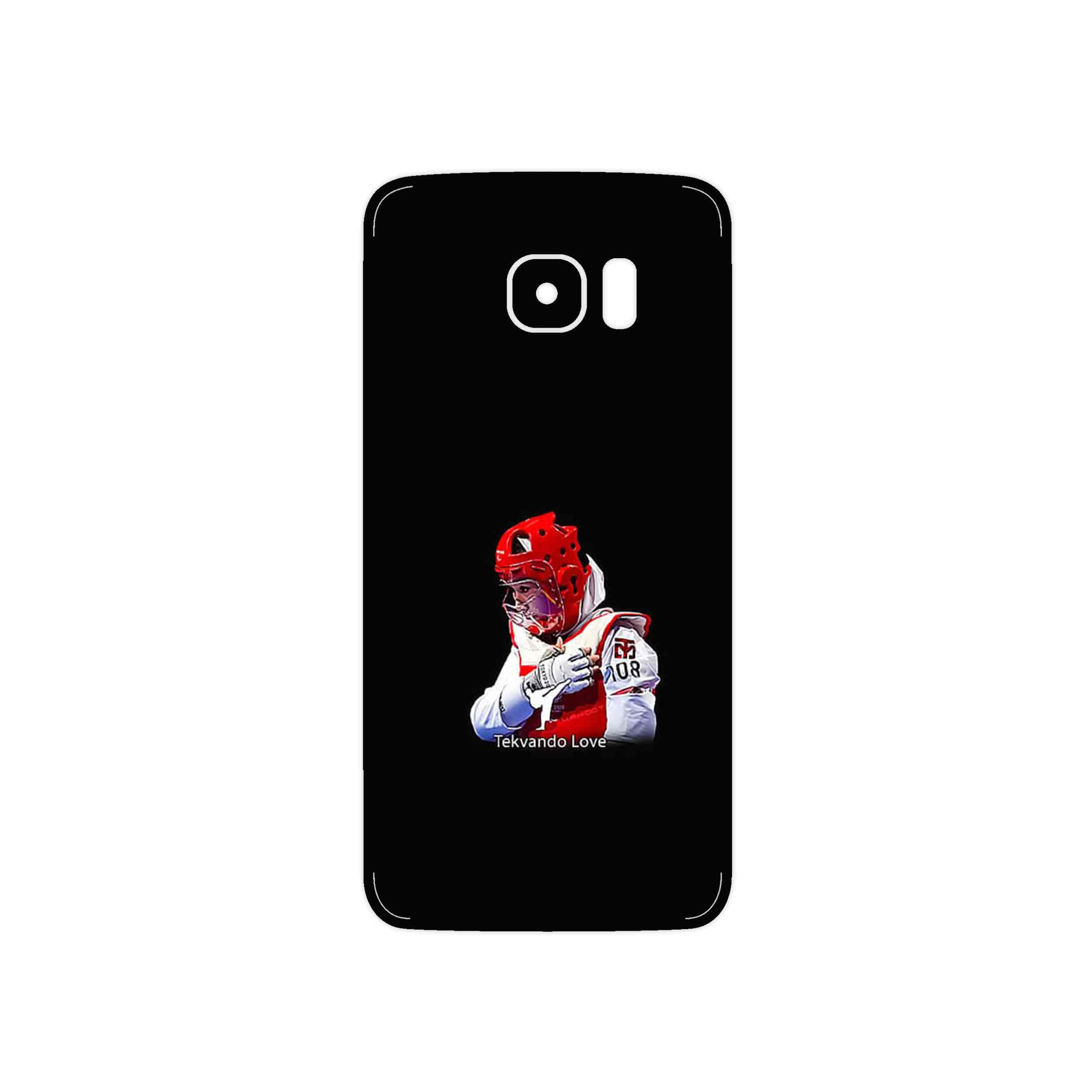 برچسب پوششی ماهوت مدل Tekvando مناسب برای گوشی موبایل سامسونگ Galaxy S7 Edge