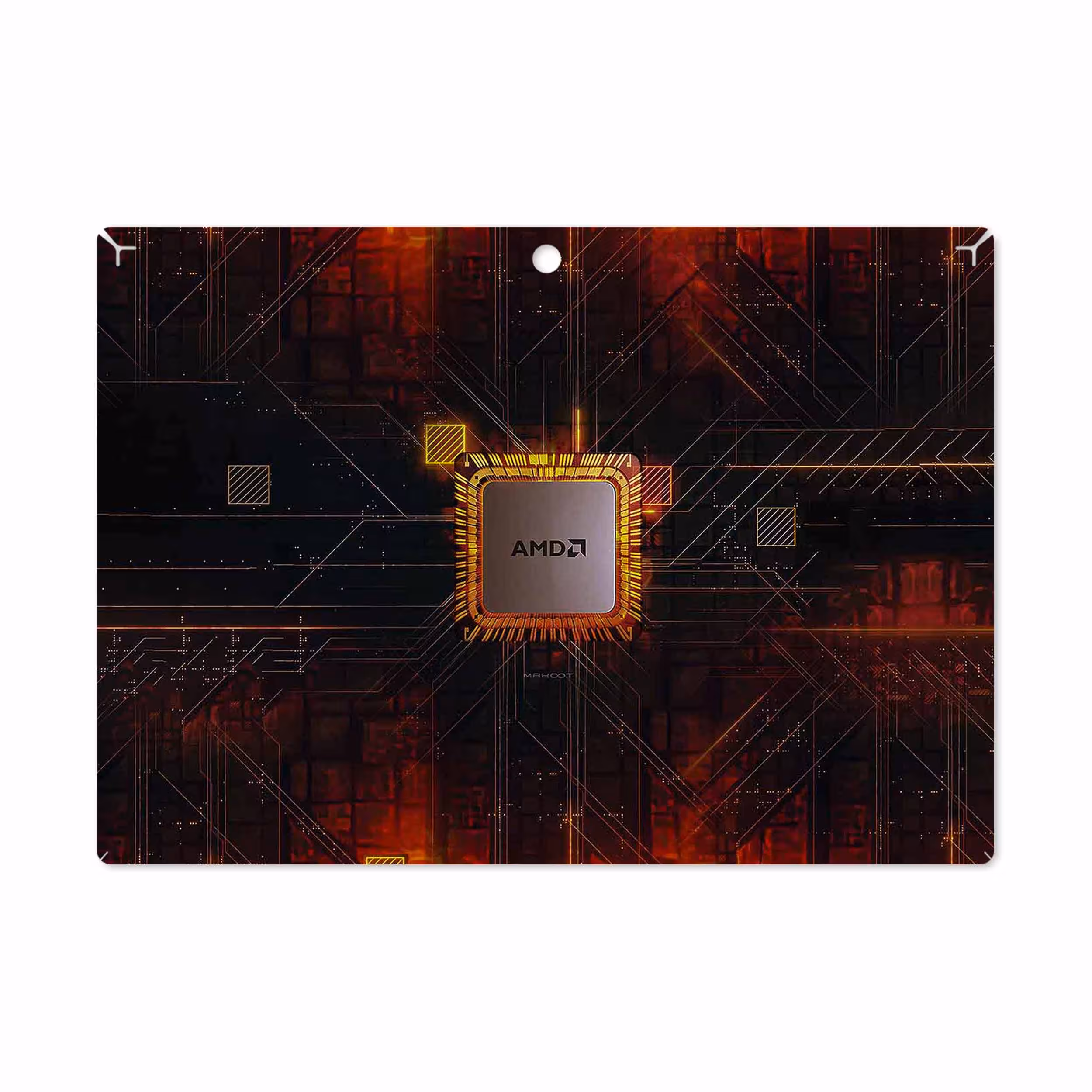 برچسب پوششی ماهوت مدل AMD Brand مناسب برای تبلت لنوو Miix 320 2017