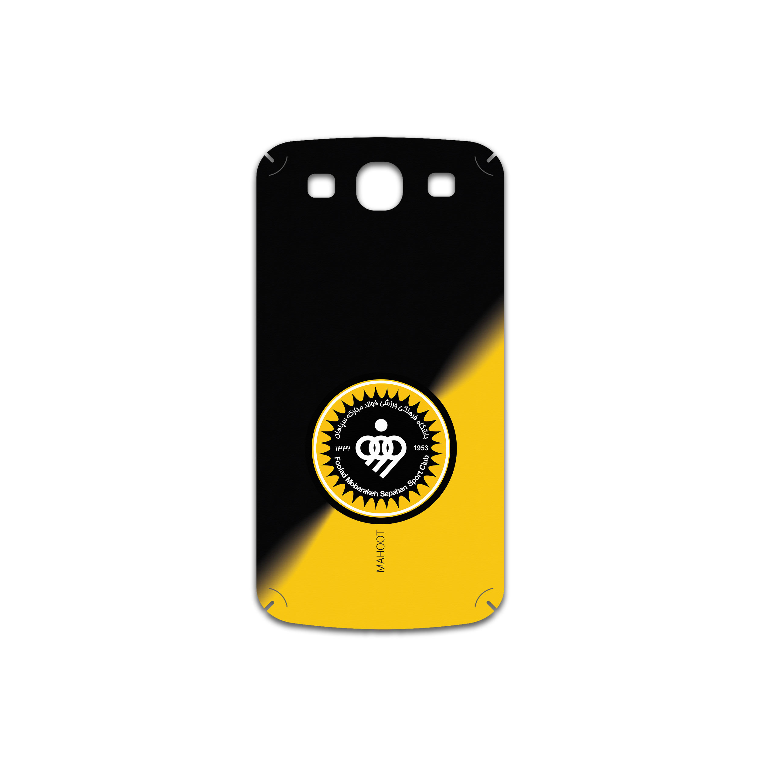 برچسب پوششی ماهوت مدل Sepahan-FC مناسب برای گوشی موبایل سامسونگ Galaxy S3 Neo