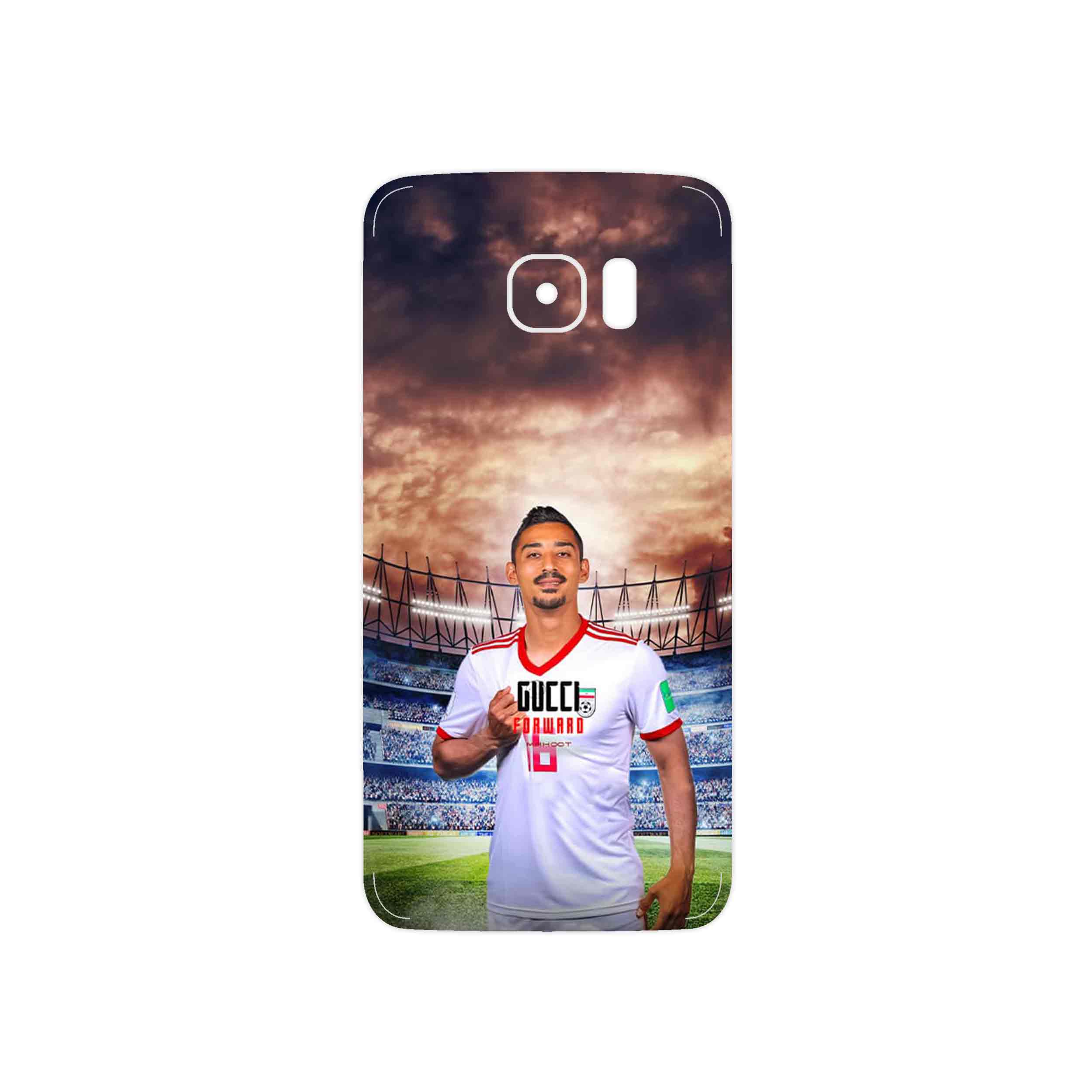 برچسب پوششی ماهوت مدل Reza Ghoochannejhad مناسب برای گوشی موبایل سامسونگ Galaxy S7 Edge