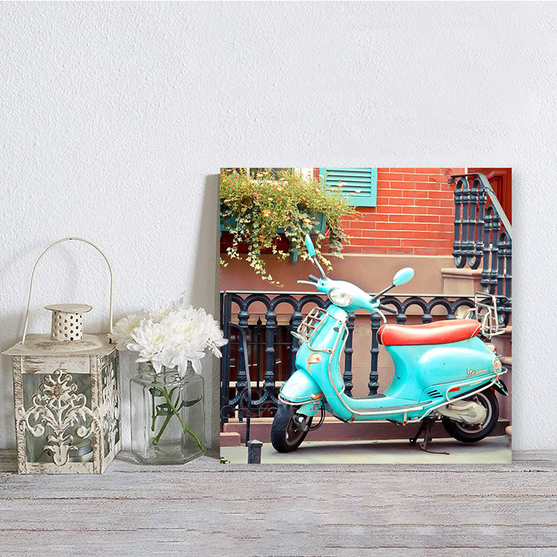 تابلو شاسی صبا طرح مدل موتور سیکلت وسپا کد M232 | دنیای قاب