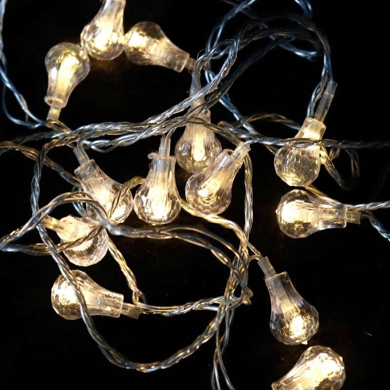 ریسه طرح لامپ کوچک شش ضلعی آفتابی 3 متری