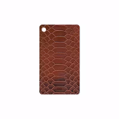 برچسب پوششی ماهوت مدل Brown-Snake-Leather مناسب برای تبلت لنوو Tab M7 2019