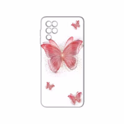 کاور مدل پروانه کد 074 مناسب برای  گوشی موبایل سامسونگ galaxy A12 / M12