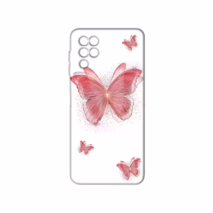 کاور مدل پروانه کد 074 مناسب برای  گوشی موبایل سامسونگ galaxy A12 / M12