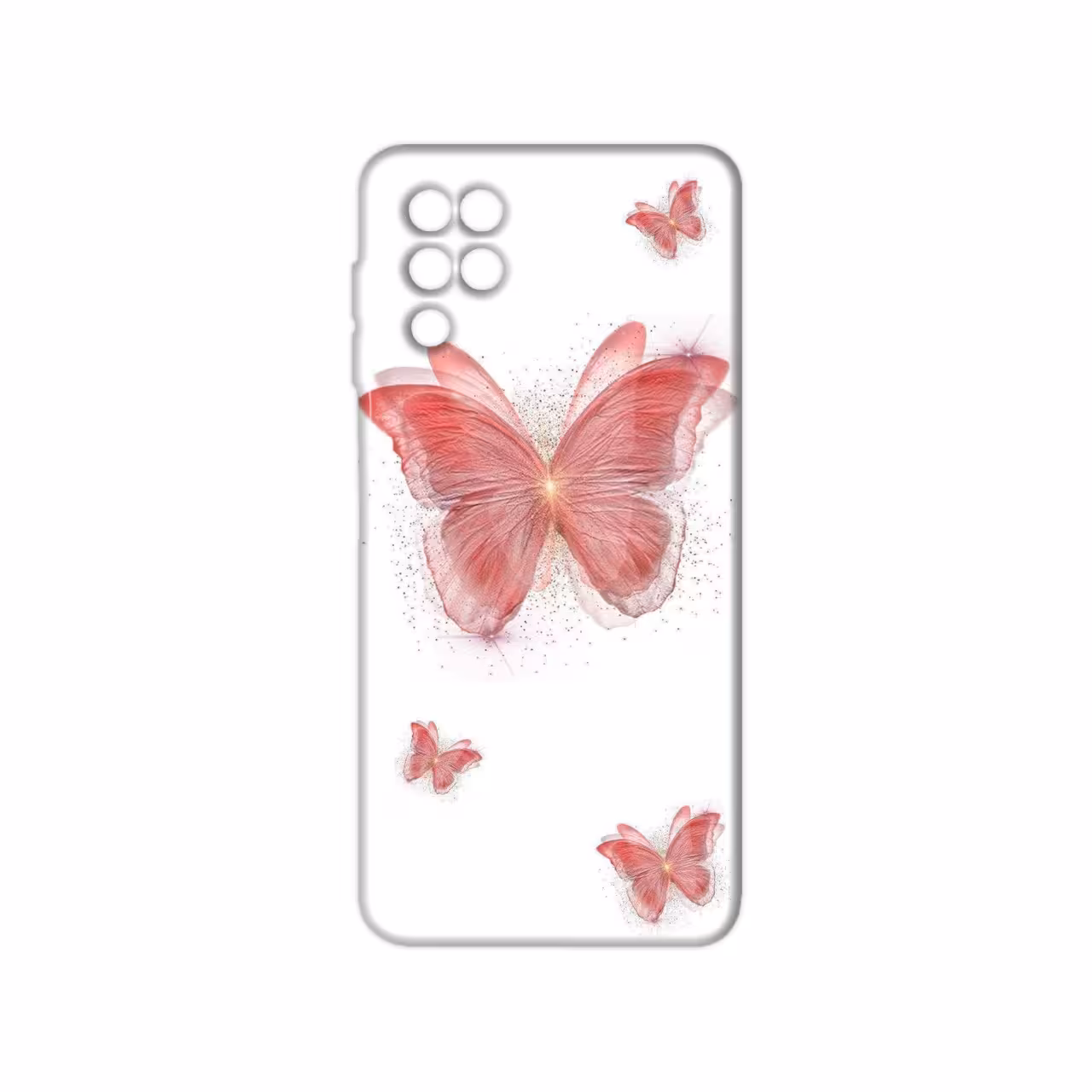 کاور مدل پروانه کد 074 مناسب برای  گوشی موبایل سامسونگ galaxy A12 / M12