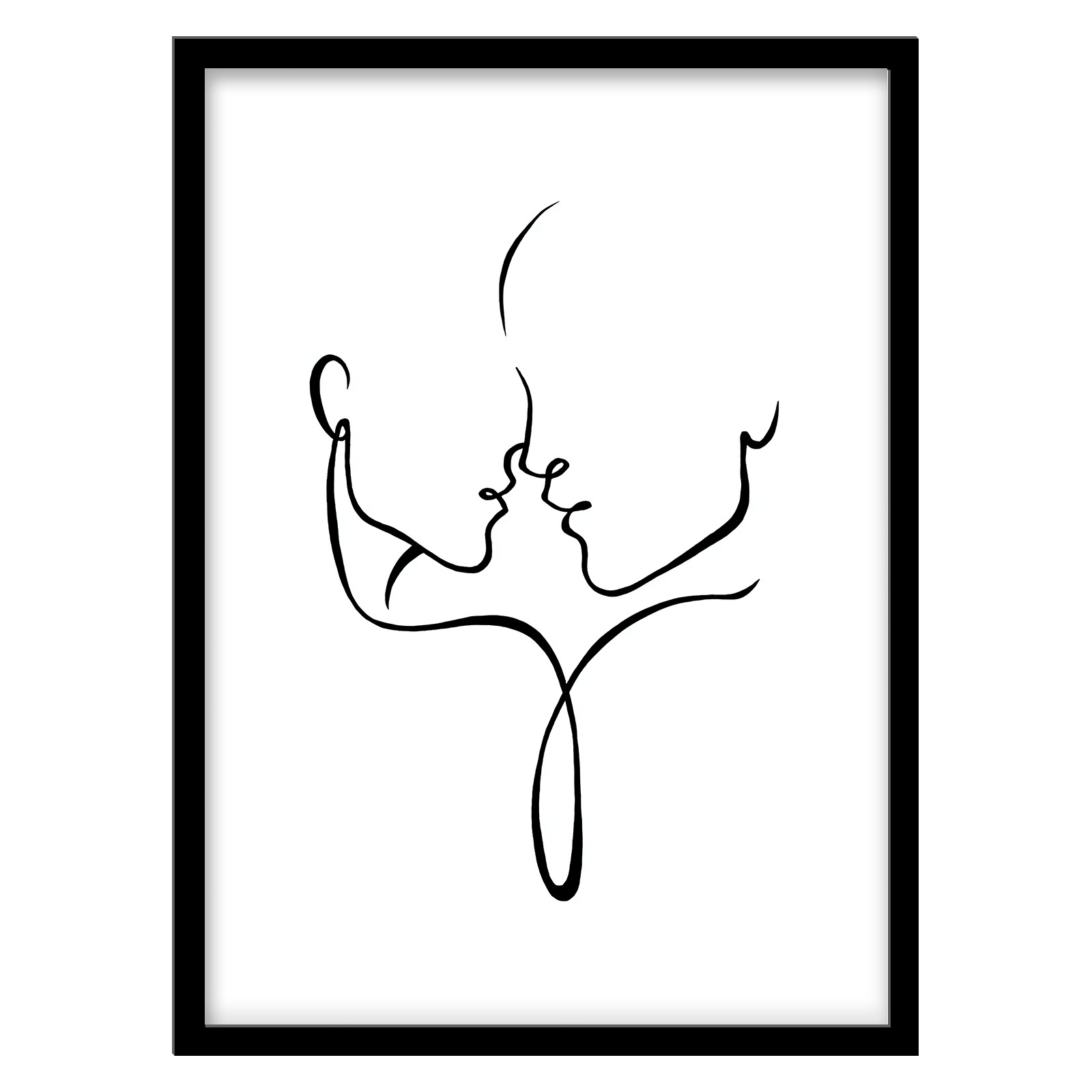 تابلو دکوراتیو فورنیمو مدل فیگوراتیو لاین‌آرت و مینیمال کد 05195B