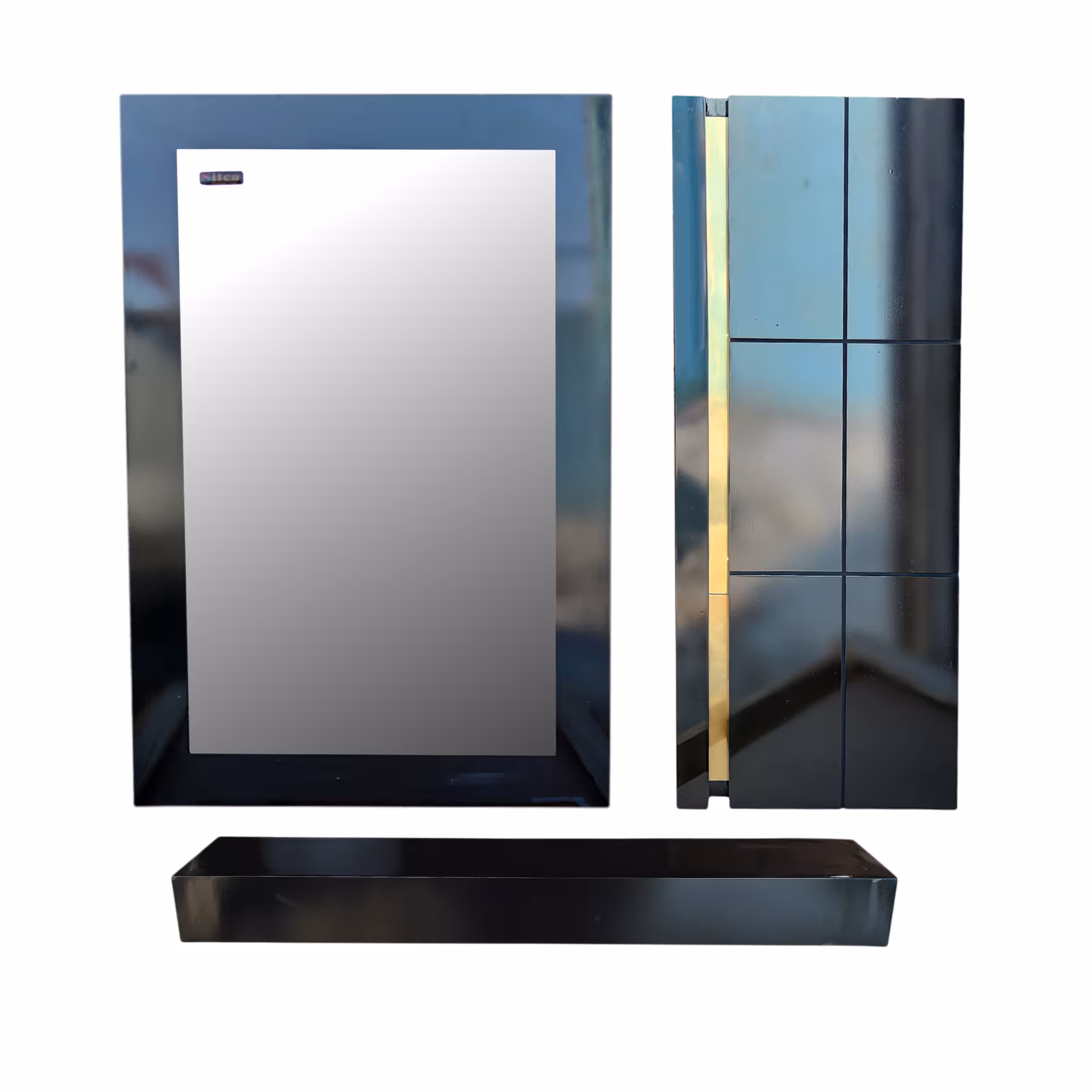 ست آینه و باکس و اتاژور سیتکا مدل S BR003