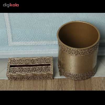 ست سطل زباله و جای دستمال کد 12200