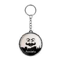 جاکلیدی خندالو طرح سریال آقای ربات Mr.Robot مدل دوطرفه کد 1023610238