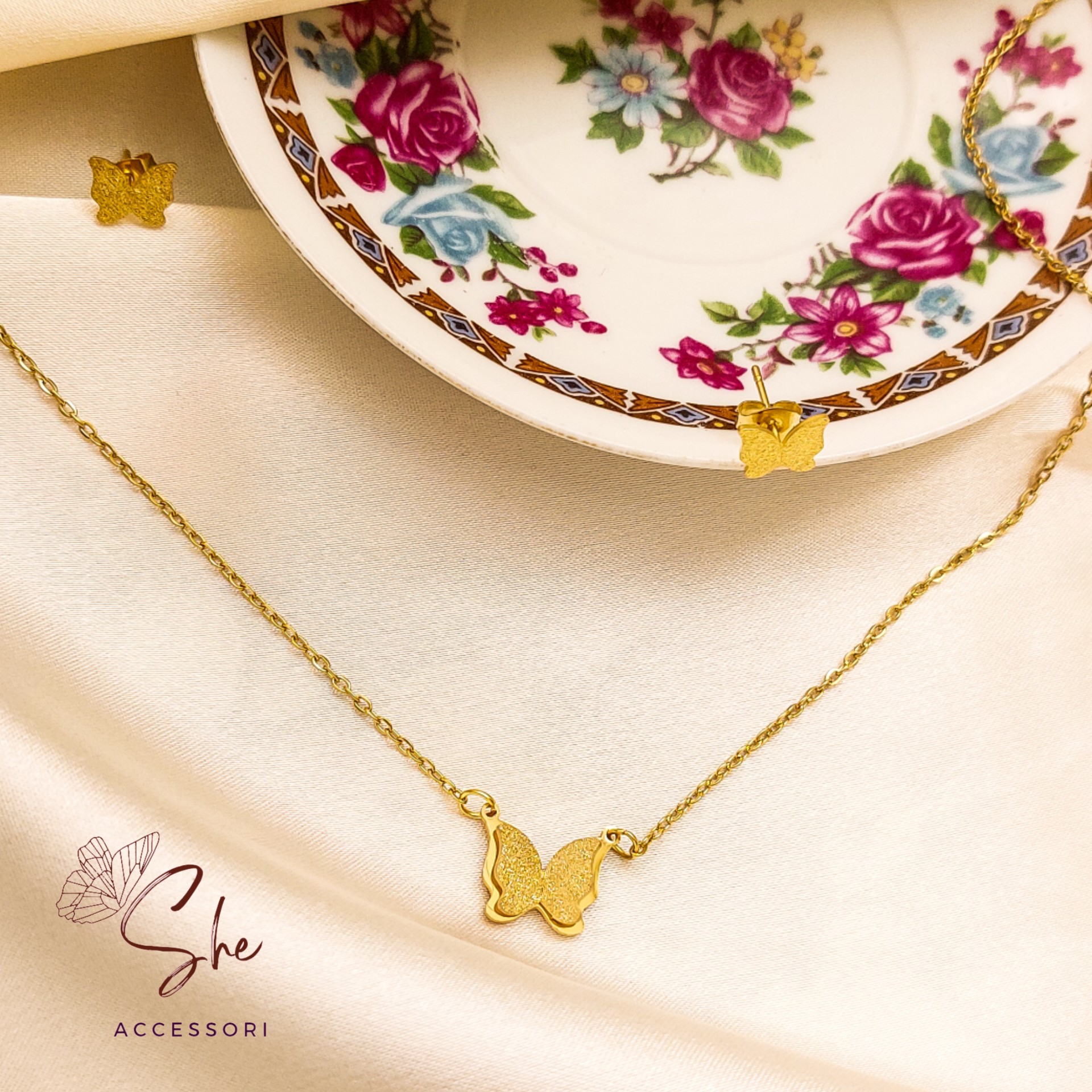 نیم ست پروانه