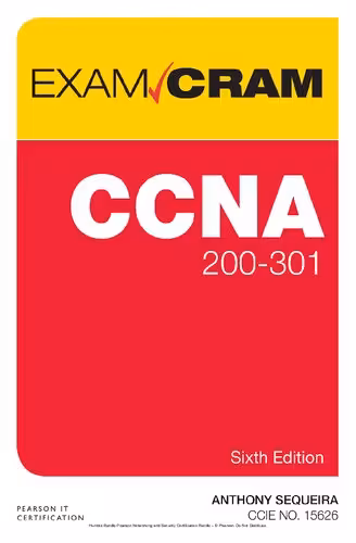 خرید و دانلود نسخه کامل کتاب CCNA 200-301 Exam Cram 6th Edition