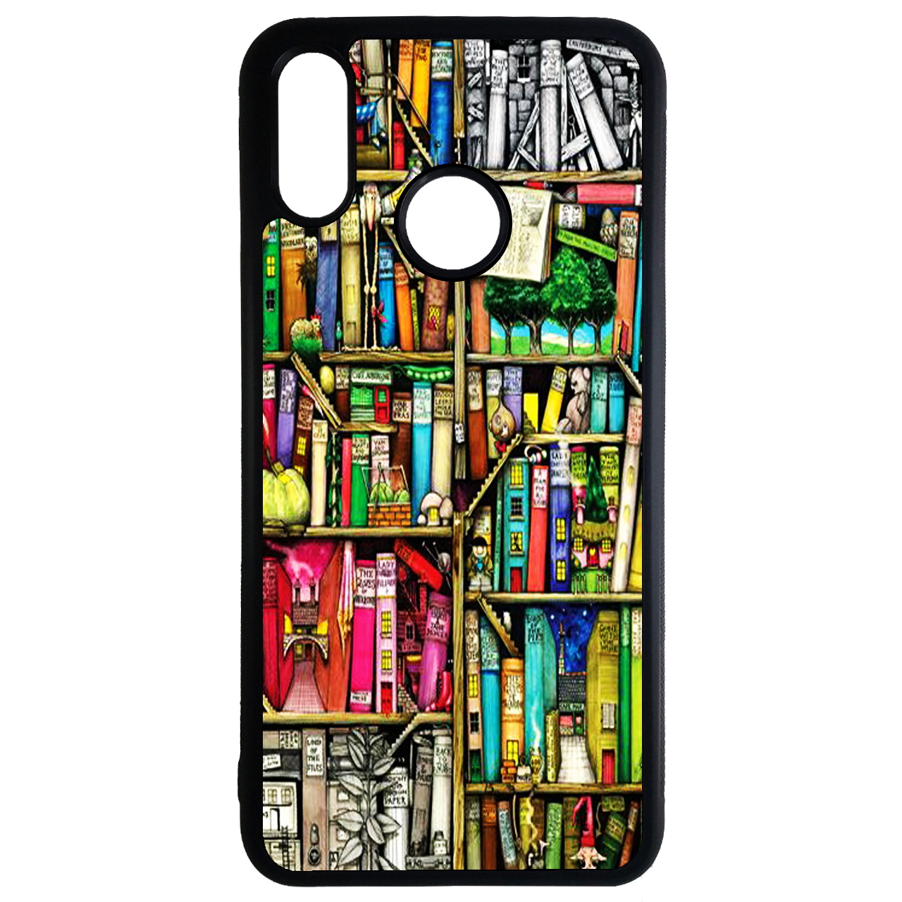 کاور طرح کتابخانه کد 11050646 مناسب برای گوشی موبایل هوآوی p30 lite