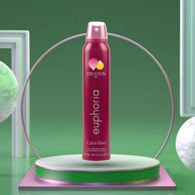 اسپری بدن  کریشن با رایحه 200euphoria  میل رایحه زنانه 
