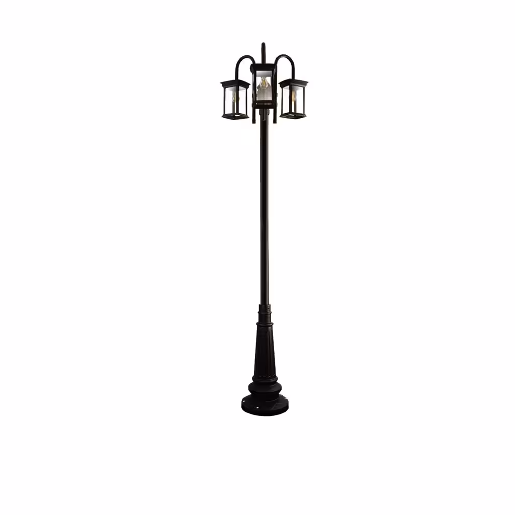 چراغ ویلا ایستاده سه شعله شعاع مدل SH-1623