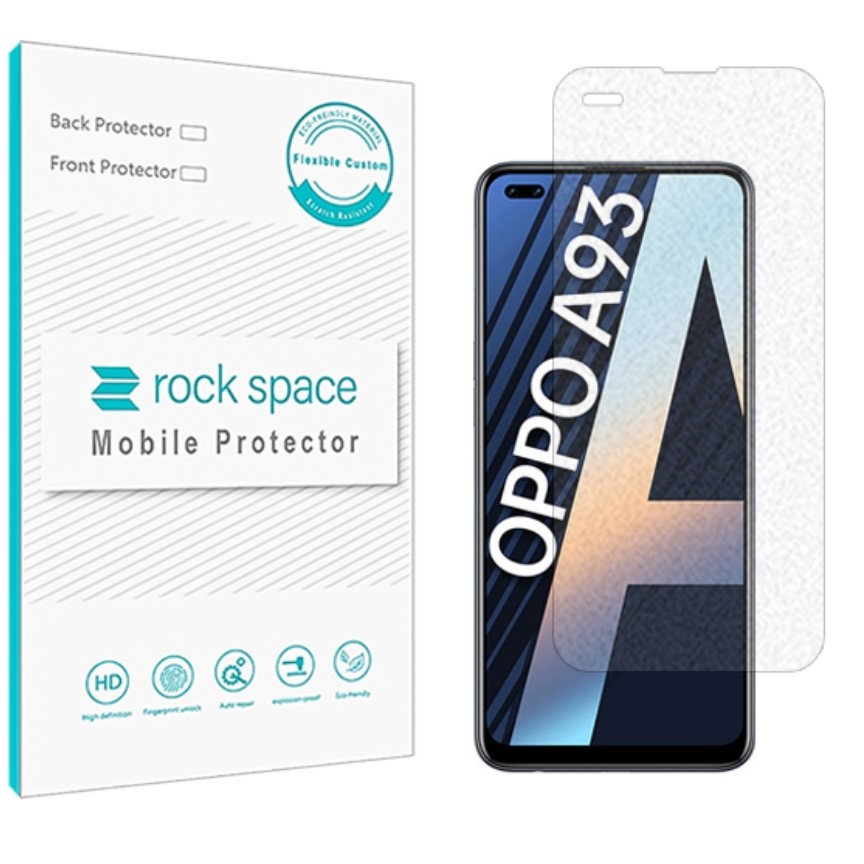 گلس مات نانو و ضد ضربه گوشی اوپو A93 برند راک اسپیس  