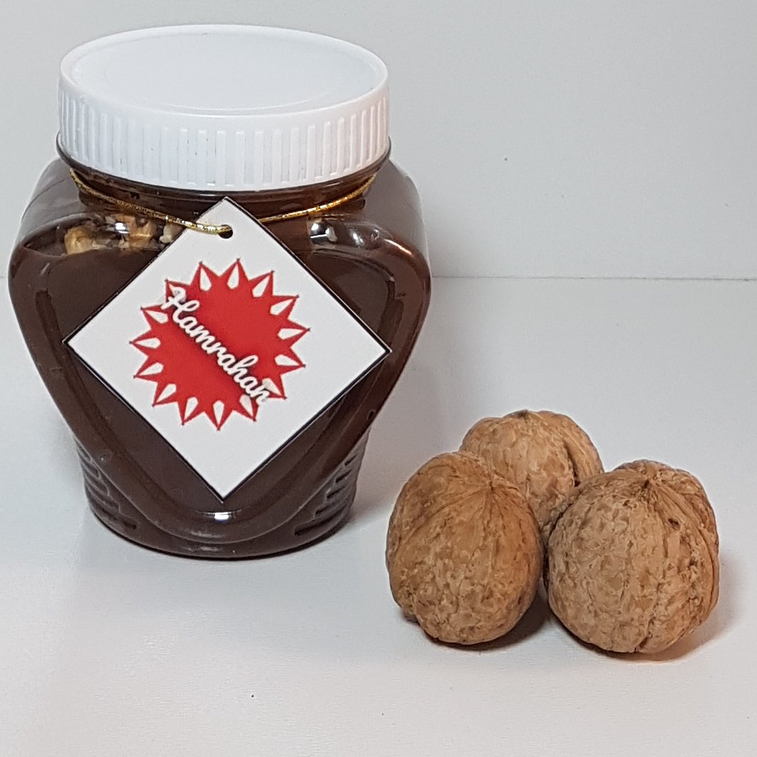شکلات صبحانه فندقی خانگی با مغز گردو مقوی و مغذی 400گرمی