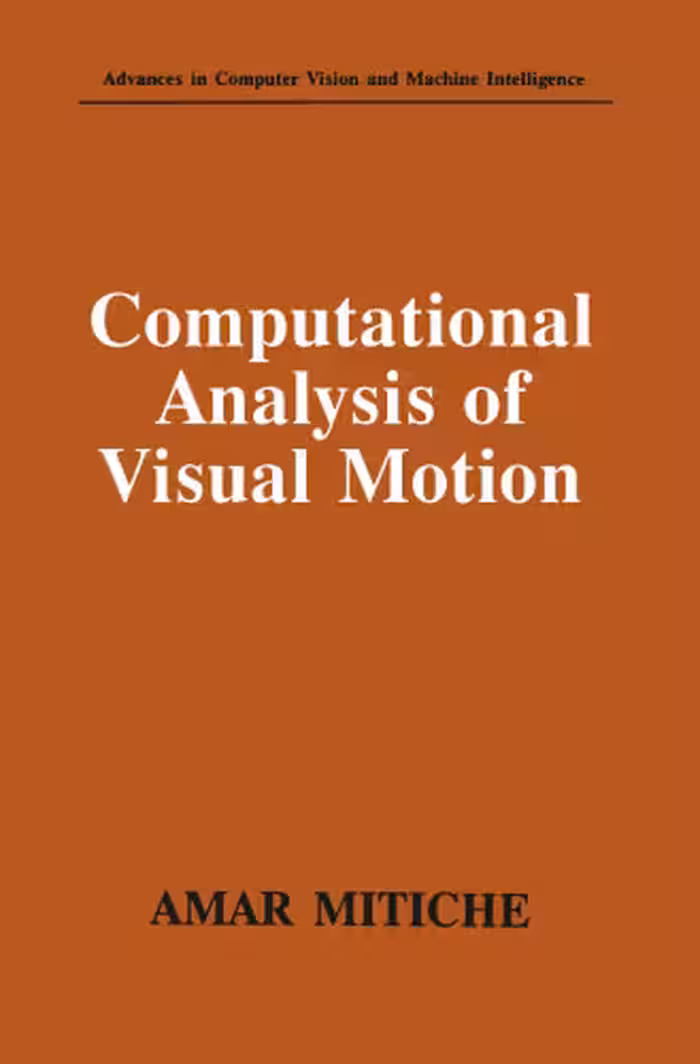 خرید و دانلود نسخه کامل کتاب Computational Analysis of Visual Motion