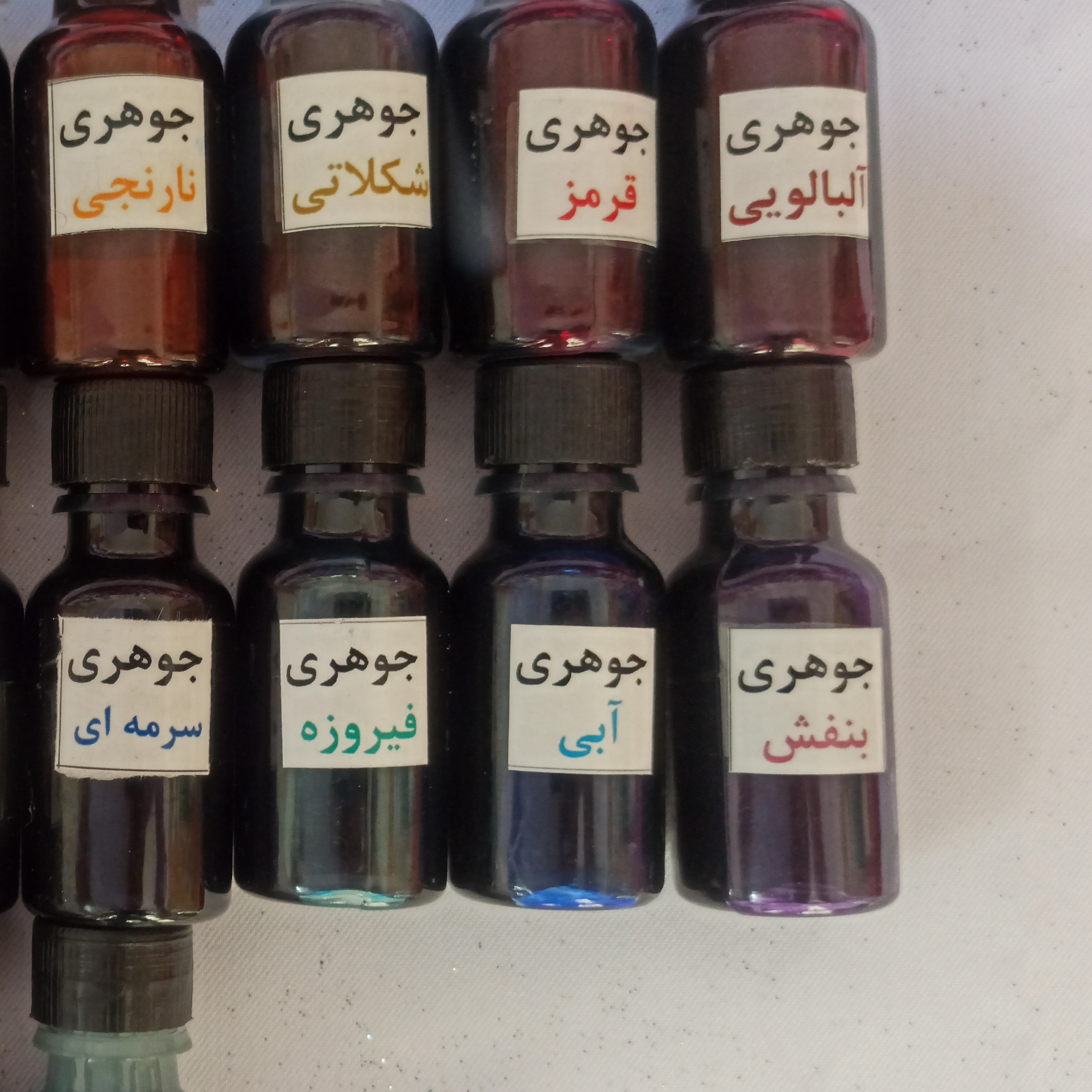 رنگ جوهری (ترنسپرنت)لجنی رزین اپوکسی مخصوص رنگ دار کردن رزین به صورت شفاف و شیشه ای