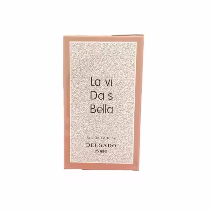 عطر جیبی زنانه دلگادو مدل La Vida Es Bella حجم 25 میلی لیتر