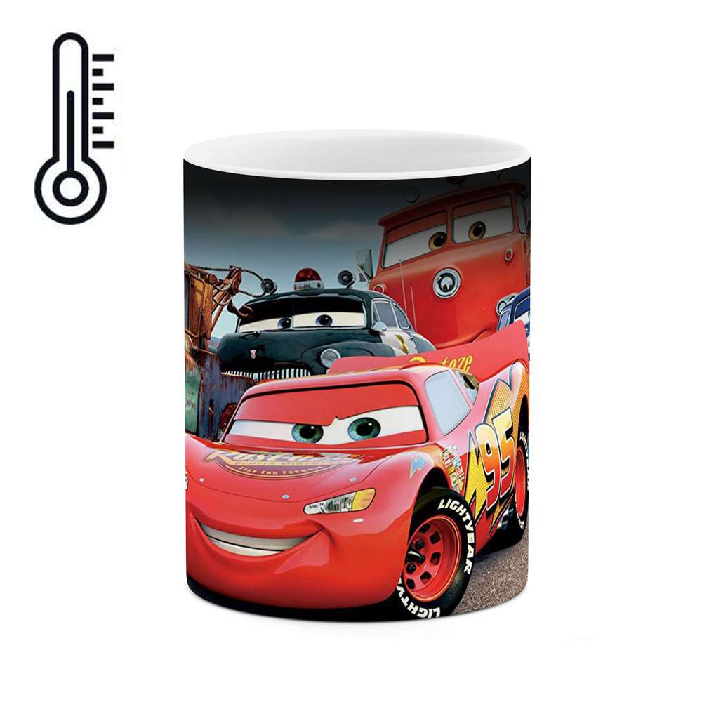 ماگ حرارتی طرح انیمیشن ماشین ها  مدل mgph13176