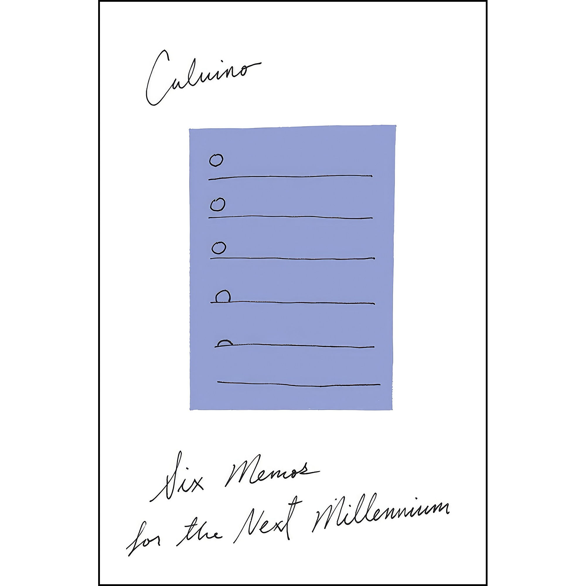 کتاب Six Memos for the Next Millennium اثر Patrick Creagh and Geoffrey Brock انتشارات Mariner Books